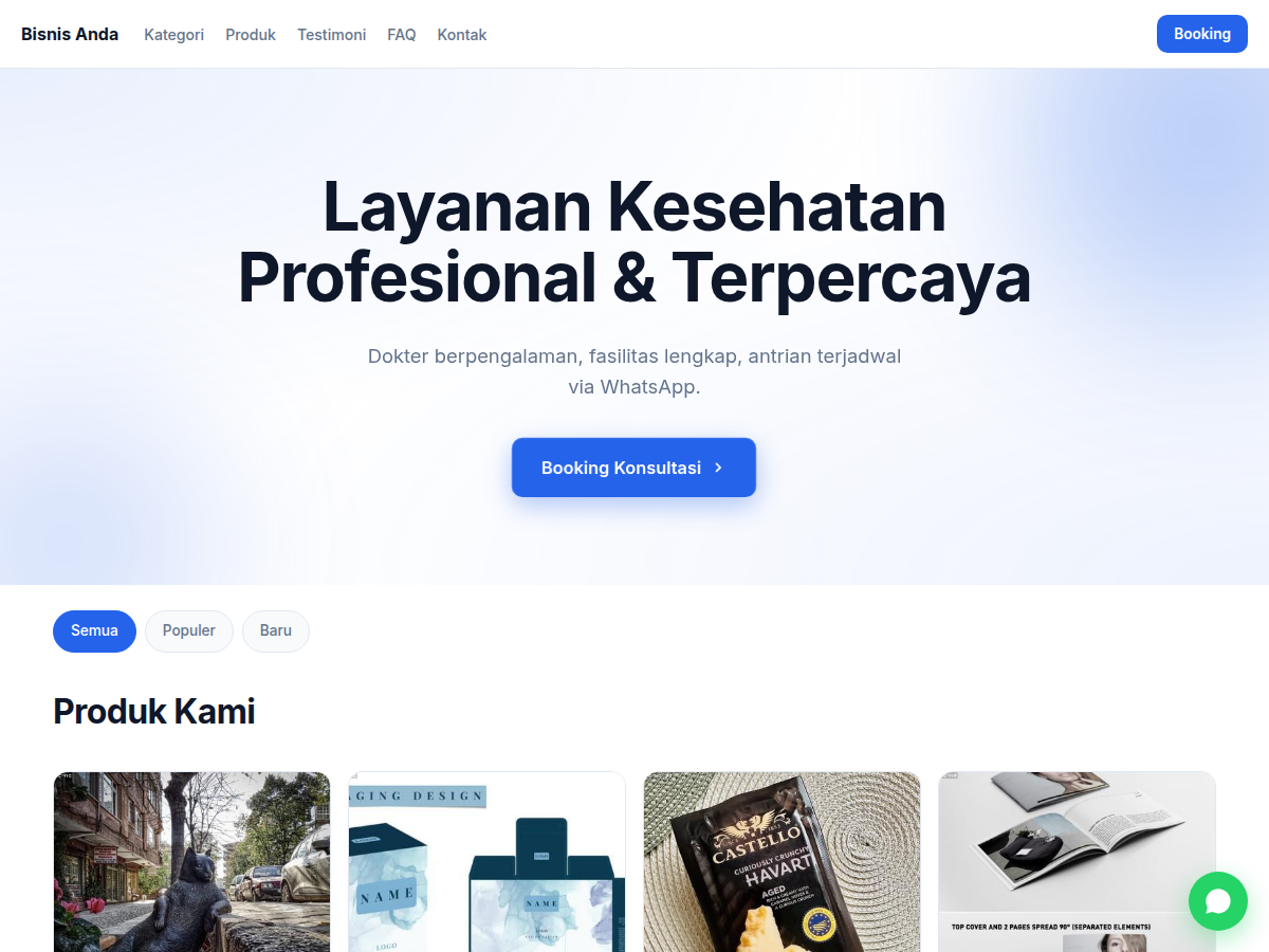 Catalog · klinik · clean