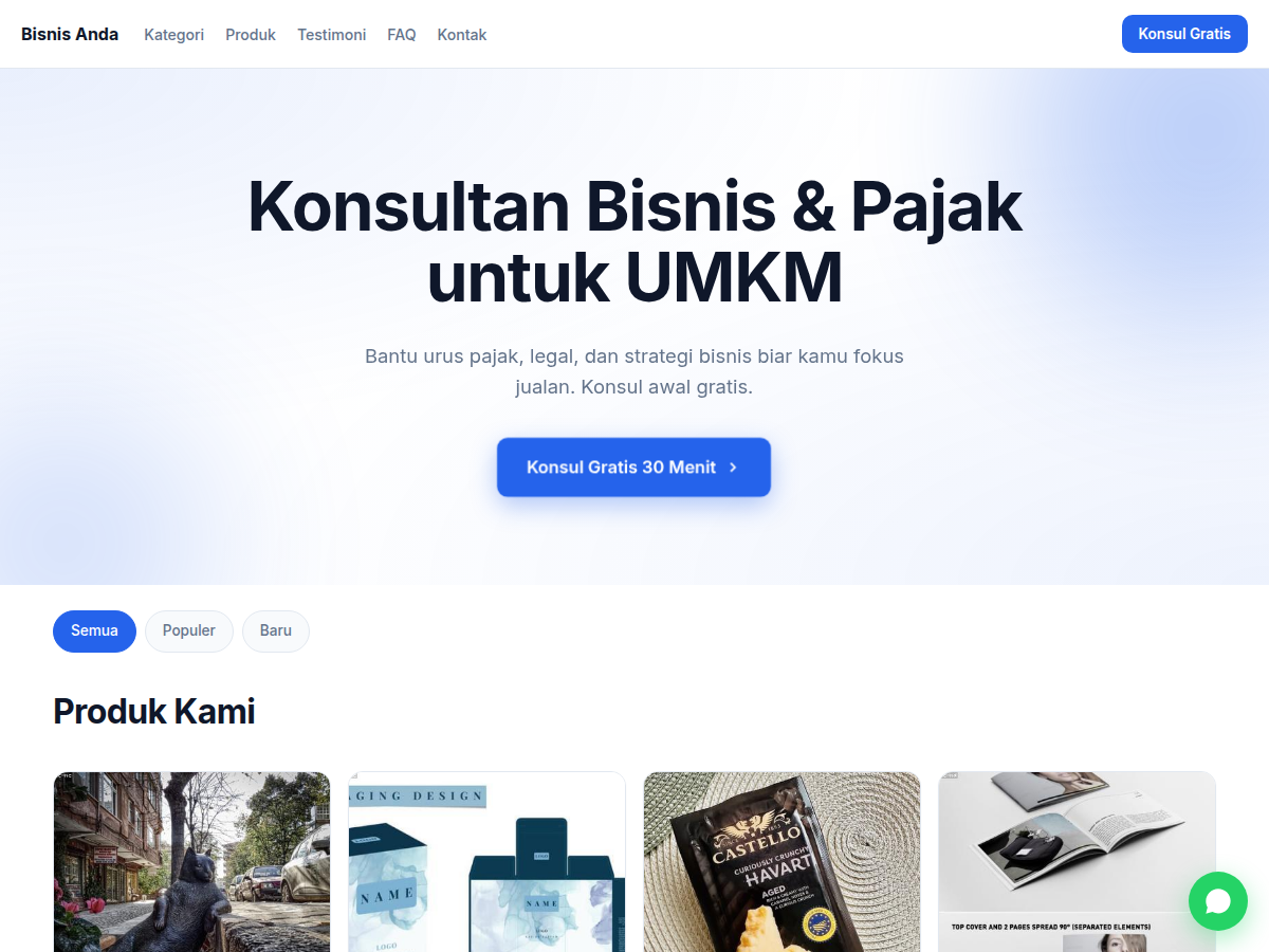 Catalog · konsultan · clean