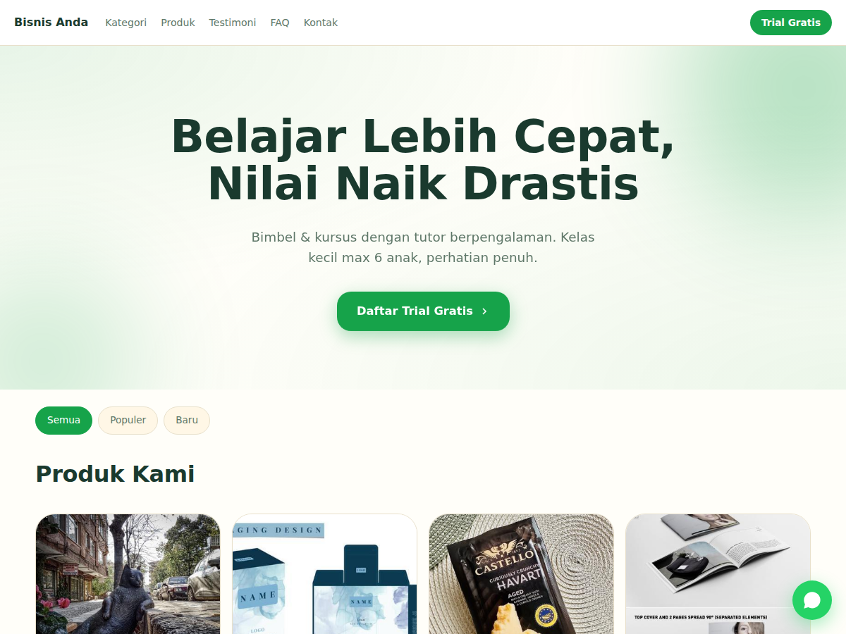 Catalog · kursus · flow