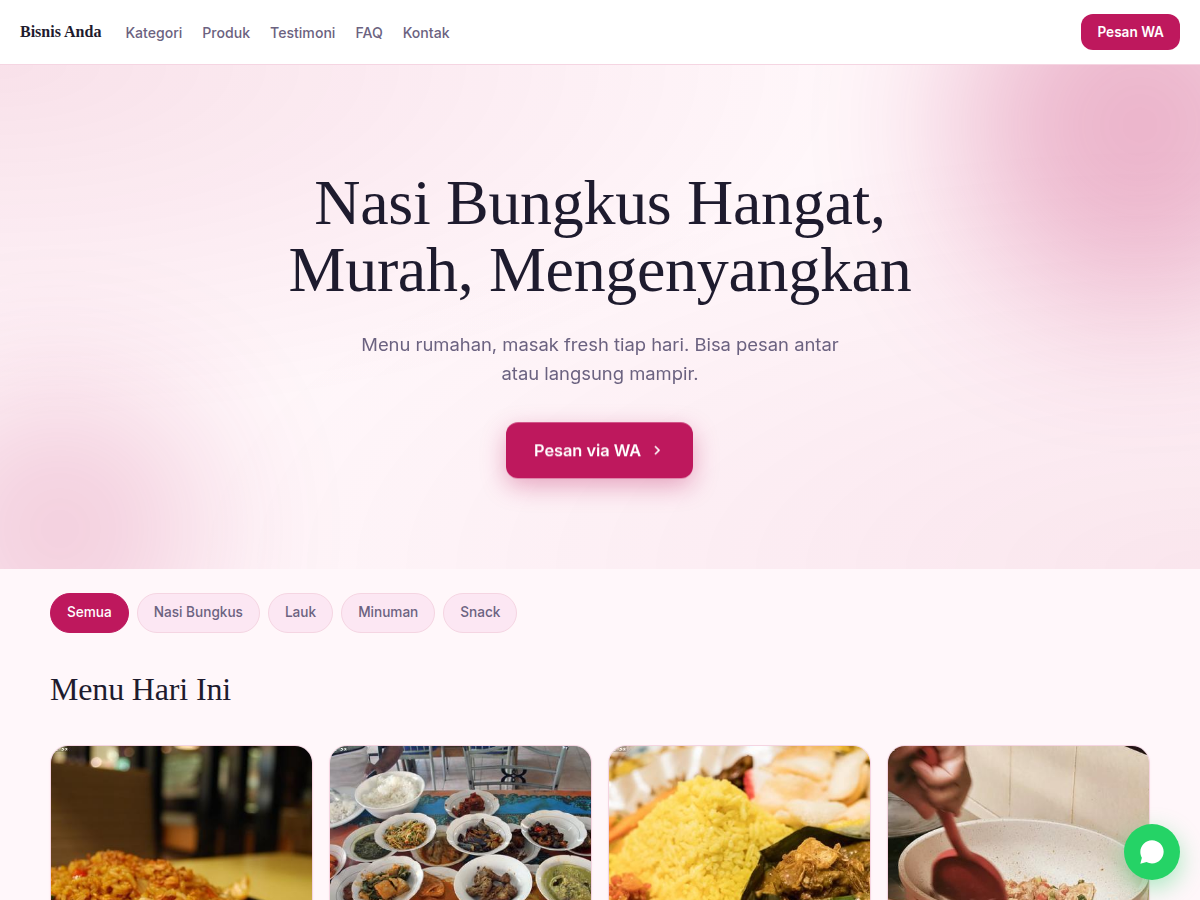 Catalog · warung · aura