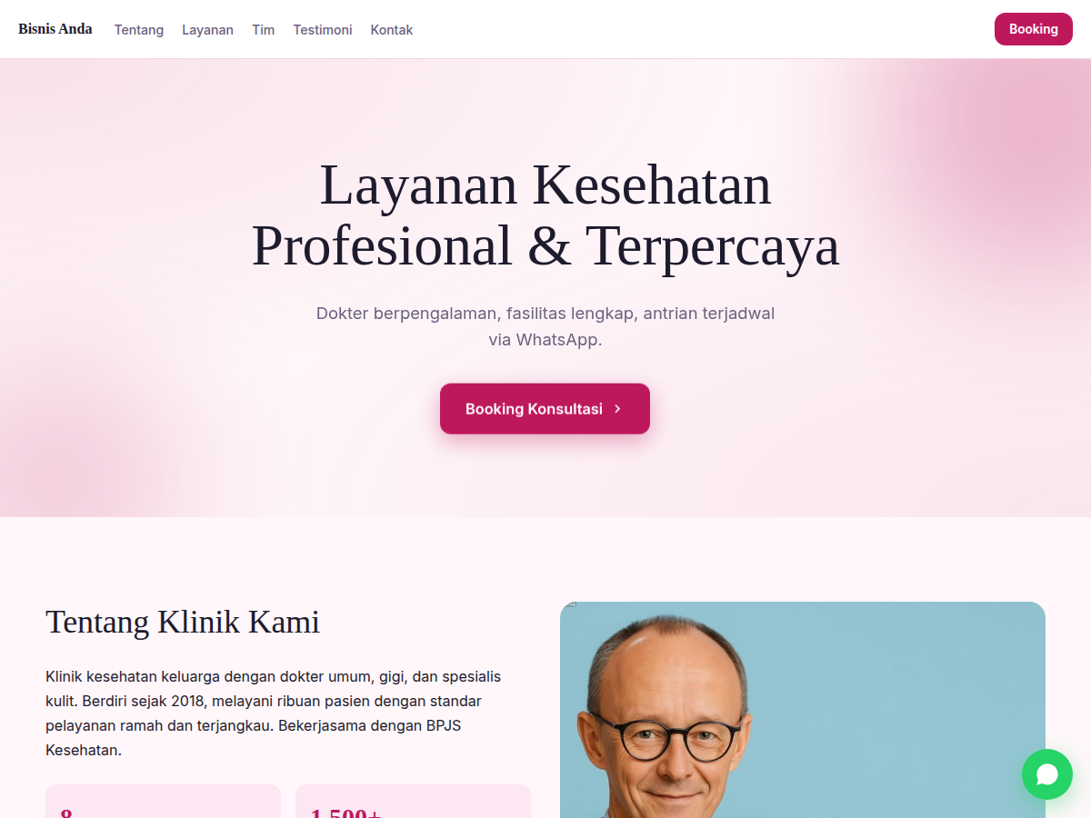 Company Profile · klinik · aura