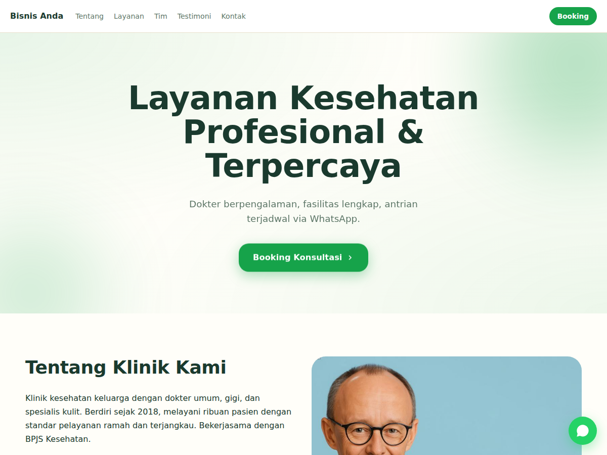 Company Profile · klinik · flow