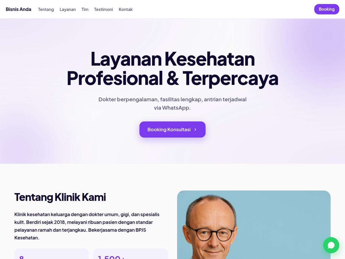Company Profile · klinik · nova
