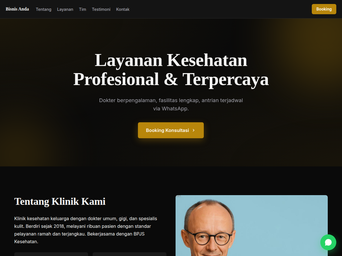 Company Profile · klinik · prime