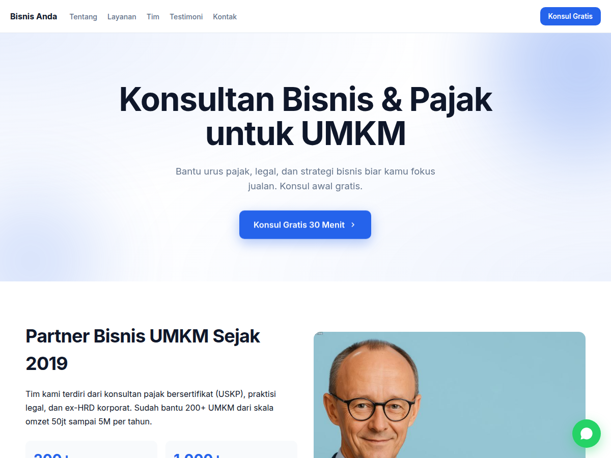 Company Profile · konsultan · clean