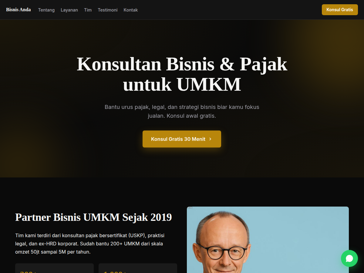 Company Profile · konsultan · prime