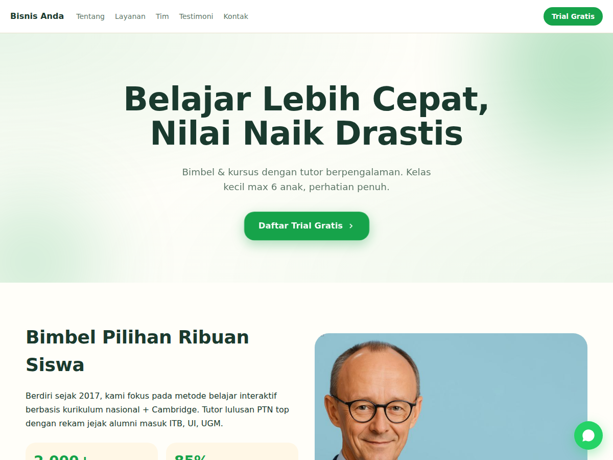 Company Profile · kursus · flow