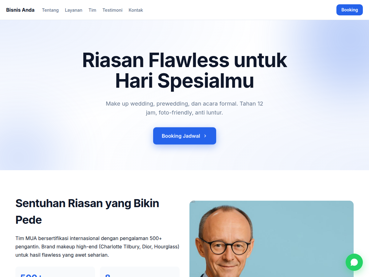 Company Profile · mua · clean