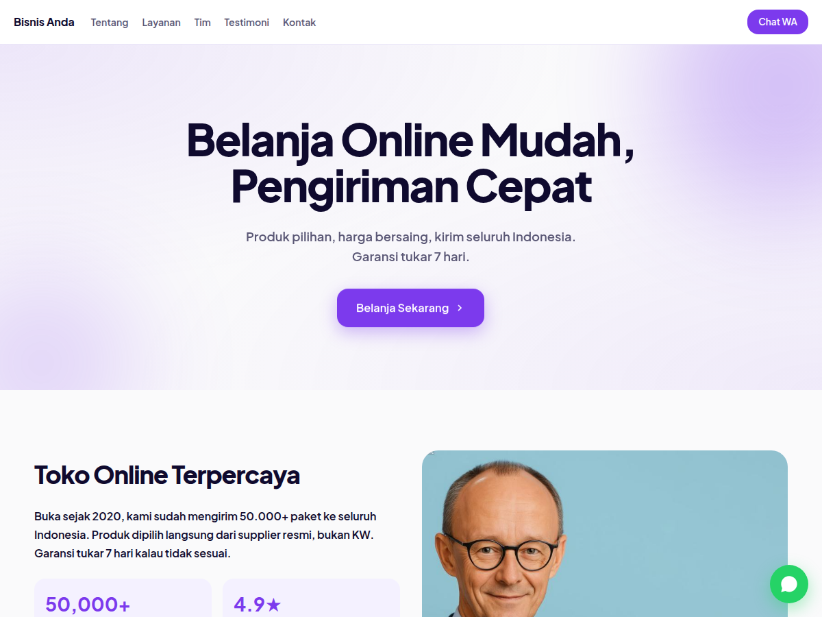 Company Profile · toko · nova