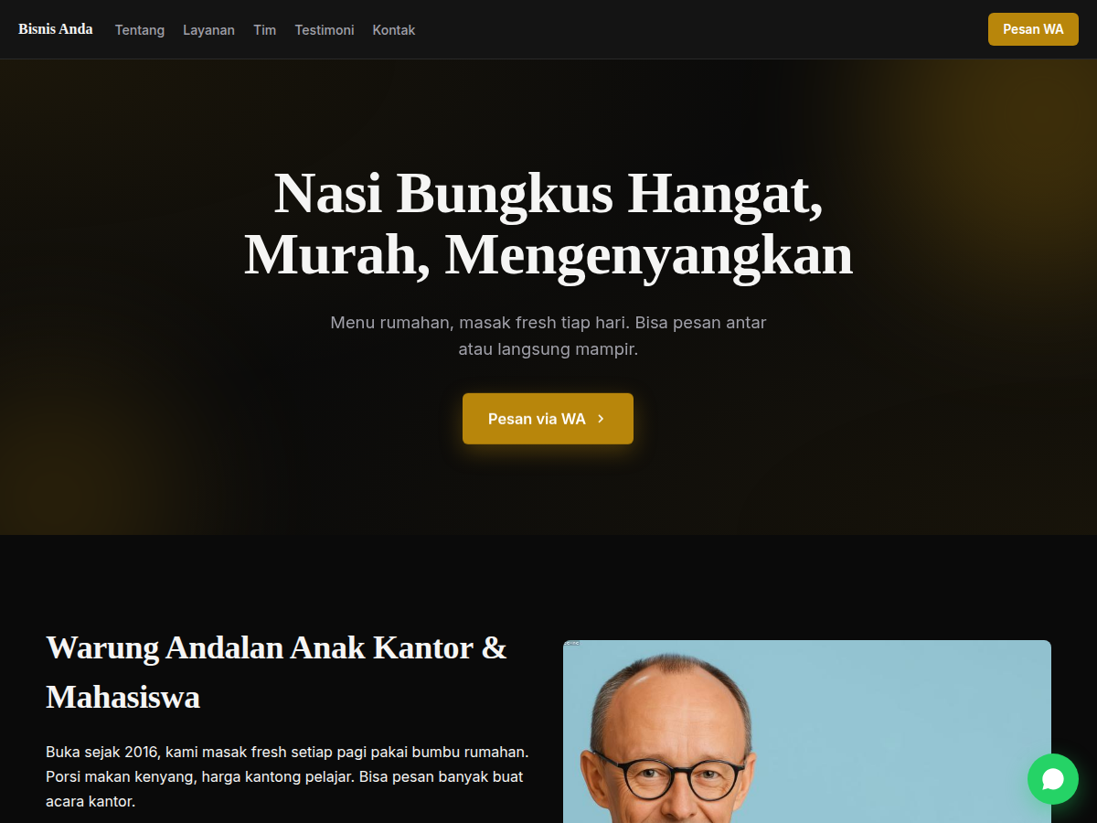 Company Profile · warung · prime