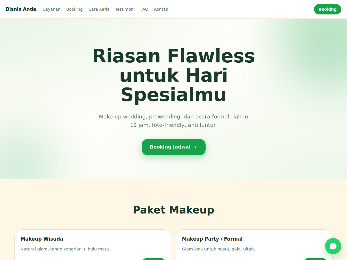 Service Booking · mua · flow