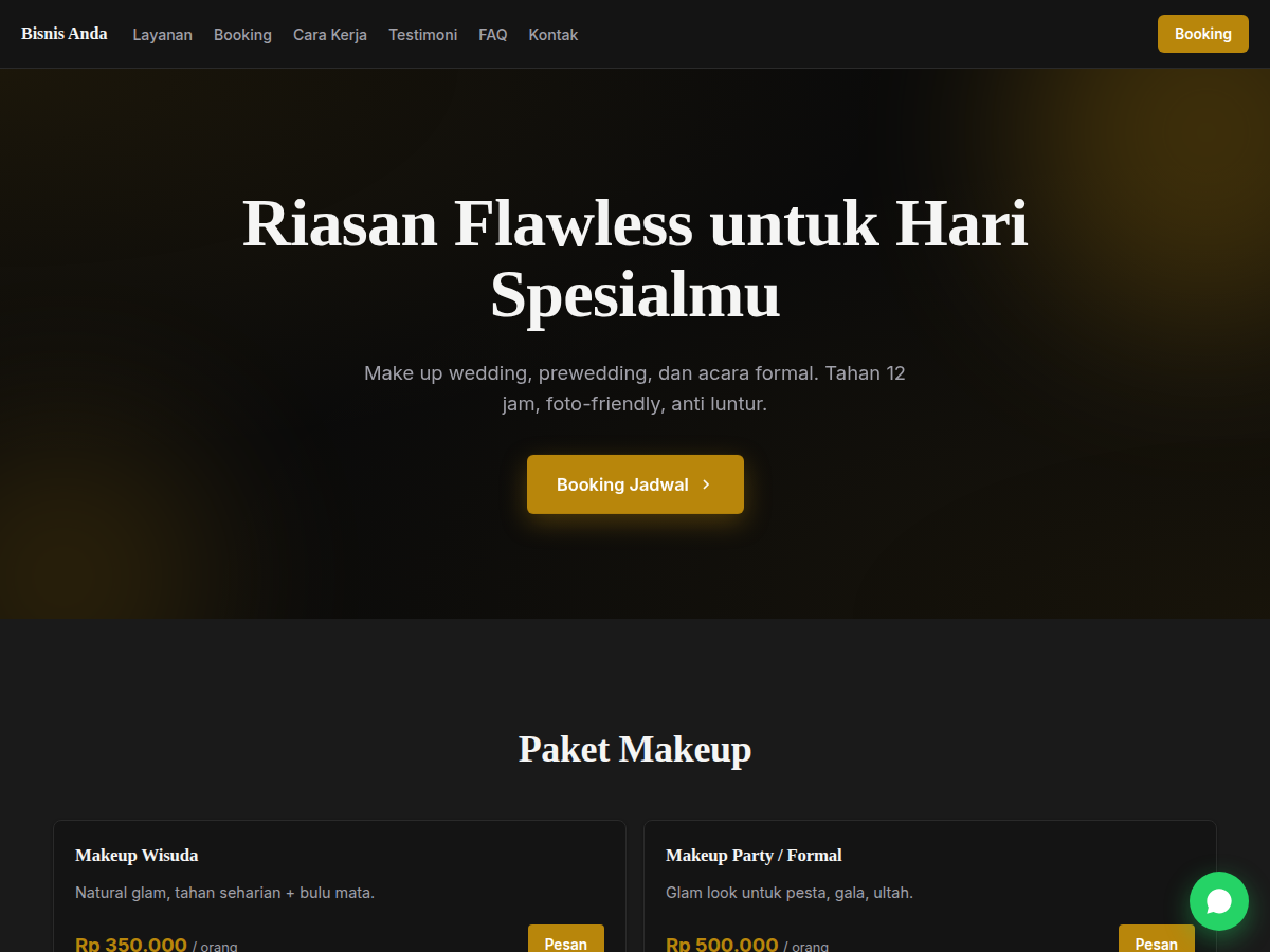 Service Booking · mua · prime